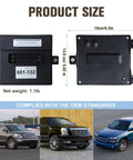 Plug-And-Play 601-132 Fuel Pump Flow Control Module For 2007-2009 GM Trucks And SUVs Replacement 20759945 front and side view