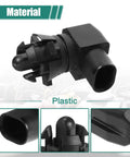 No Cut No Drill Direct Drop In Swap Exterior Ambient Air Temperature Sensor For Chevy Silverado And Gmc Sierra Yukon Tahoe Suburban 2014 To 2022 Oe 13583411 Replacement black plastic sensor close-up