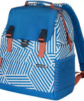 Blue Stripe Backpack Cooler For 18 Cans With Bottle Opener Leakproof Insulated Cooler Bag For Lunch At Work Beach Camping Travel.