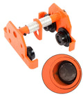 Beefy Dual Wheels Beam Trolley With Adjustable Flange Width 2.56 To 7.48 Inches 4400 Lb Capacity Two Ton Alloy Steel