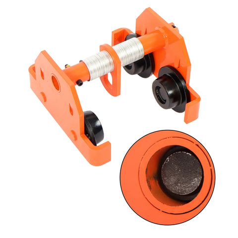 Beefy Dual Wheels Beam Trolley With Adjustable Flange Width 2.56 To 7.48 Inches 4400 Lb Capacity Two Ton Alloy Steel