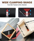 Right Angle Spline Jig For Table Saw And Router Table, Adjustable Clamp For Five To Forty Two Millimeters Thick Stock