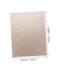 Ten Pieces Cuttable Mica Plates For Microwave Oven Heat Resistant Insulation And Cover Sheets shown in size 12x15cm