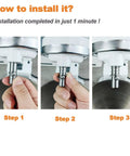 Installation steps for Spring And Washer Kit For KitchenAid Stand Mixer Replacement Parts Upgrade Pack to reduce wear and restore tension.