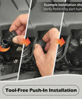 Installing Transmission Filler Cap And Oil Dipstick Tube Fill Plug For Dodge Chrysler Jeep Ram Cars And SUVs