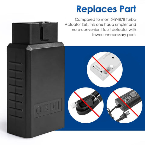 OBDII diagnostic tool for Heavy Duty Turbo Actuator For 6 7L Diesel Dodge Ram 2500 3500 4500 5500 2013 Through 2018 Holset HE300VG HE351VE