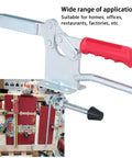 Ergonomic Horizontal Toggle Clamp Hold Down Fixture For Cabinets And Woodworking with non-slip handle, easy install screws.