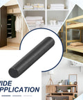 15 Pack 4mm By 30mm Black Oxidized Dowel Pins 304 Stainless Steel Cylindrical Shelf Pegs Chamfered Ends in furniture applications