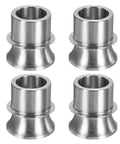 Pro Grade Stainless Steel High Misalignment Spacers For Rod Ends Industrial Precision Bearing Shims set of four with a slick finish.