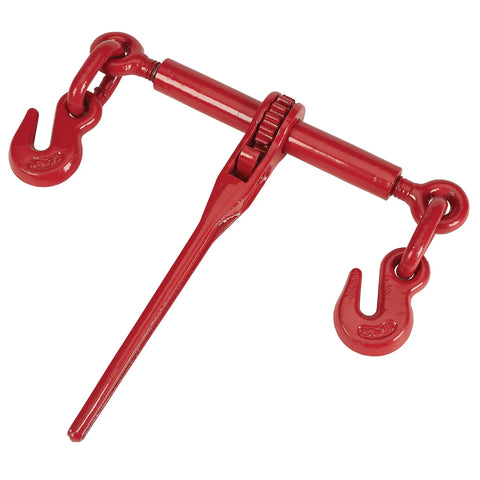 Heavy Duty Ratchet Load Binder for 3/8 In. or 1/2 In. Chain With 9200-Lb. WLL and 33000-Lb. Break Strength to Lock Down Cargo Like A Boss Keeping Your Gear Rock Solid While You Hit The Road