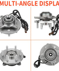 Go-To Front Left And Right Wheel Hub Bearing Assembly For Ford F150 2015 2017 4WD Only With ABS Sensor Wire OEM Grade