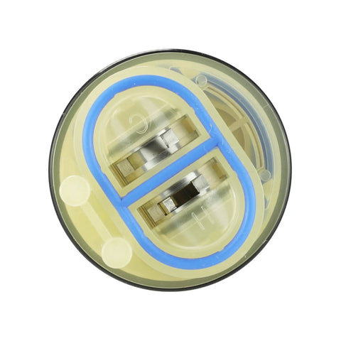 Top view of Single Handle Tub And Shower Faucet Cartridge Replacement For Hot And Cold Water, Durable Plastic Valve Repair