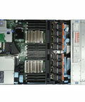 Certified Renewed Rackserver Featuring Dual Intel Xeon Silver 4112 Quad Cpus One Tera Byte DDR4 Memory And Nearly Fifty Tera Byte NVMe Storage in top view