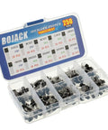 Power Transistors Assortment Kit 250 Pack Ten Values PNP And NPN General Purpose Transistors Set open box display