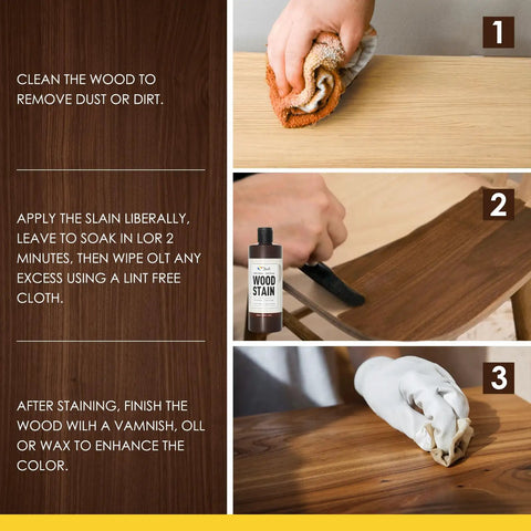 Hella Fast Drying Water Based Wood Stain With A Slick Matte Finish For Indoor And Outdoor Furniture Cabinets And Wood Paneling Badass One Coat Coverage That Revives Weathered Timber And Rich Teak Shades. Steps for using wood stain on furniture.