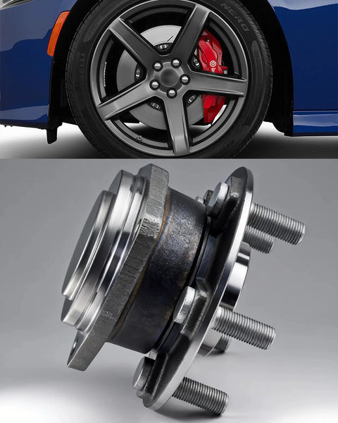Front Wheel Bearing And Hub Assembly 2Pcs Fit For 2012 2019 Dodge Charger Challenger And 2012 2019 Chrysler 300 5 Lug Non ABS
