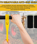 Hand adjusting Beefy Heavy Duty G80 Chain Binders Kit With Quarter To Five Sixteenth Inch Chain 10 Ft 2,200 Lbs Working Load 7,800 Lbs Break Strength Tie Down And Towing Ready Rugged Chains And Hooks For Trucks Trailers And Equipment with anti-slip sheath.