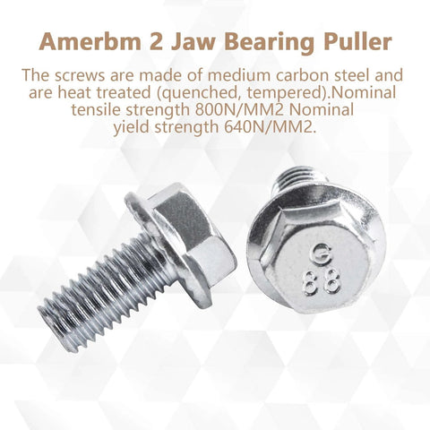 Two Jaw Bearing Puller Remover 30 To 90 Millimeter Adjustable Gear And Bearing Extractor For Narrow Spaces Ideal For Small Bearings Or Gears In Cars Motorcycles Scooters Flywheels And More bolts made of carbon steel
