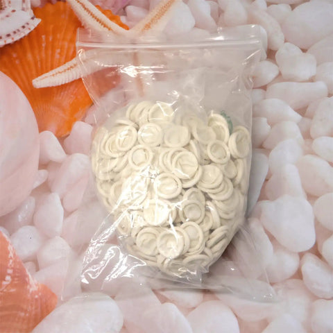 400 Count Slick Latex Finger Cots Deliver Badass Anti Static Grip For Electronics Assembly Craft Projects Cleanroom Jobs And Precision Parts Handling Without Breaking A Sweat, packed in a clear bag.