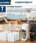 Six Pack Humidifier Wicking Filter T For Honeywell HFT600T HFT600PDQ Replacement Filters Fits HEV615 And HEV620 Display