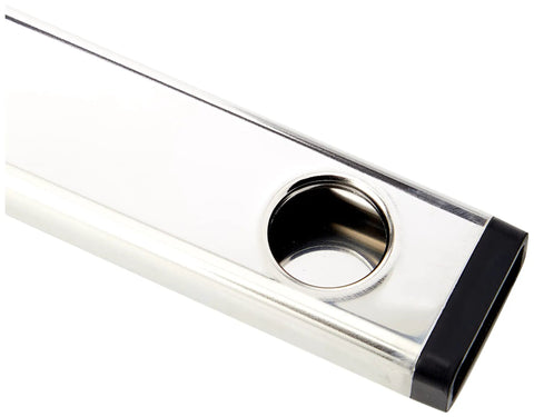 Stainless Steel 9 Hole Coffee Outlet Arm Replacement for Pro Grade Home Brewers, silver detail view, fits various models