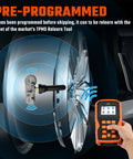 Drop In Ready 315Mhz Tire Pressure Sensors 4Pack Preprogrammed For Gm Vehicles Replaces 13581558 Buick Cadillac Chevrolet Gmc Saab. Sensor installation with TPMS tool.