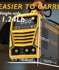 Gasless Flux Core MIG Welder 3 In 1 With MIG Stick And Lift TIG Capabilities 110V DC Inverter LCD Display 135A Output