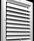 Premium 12x12 HVAC Vent Cover One Way Aluminum Ceiling Diffuser Square in powder coat finish with scratch-resistant edges