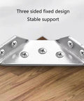 Sturdy Furniture Corner Connectors For Secure Wood Joints, DIY Friendly Install Fasteners For Cabinets Tables And Shelves