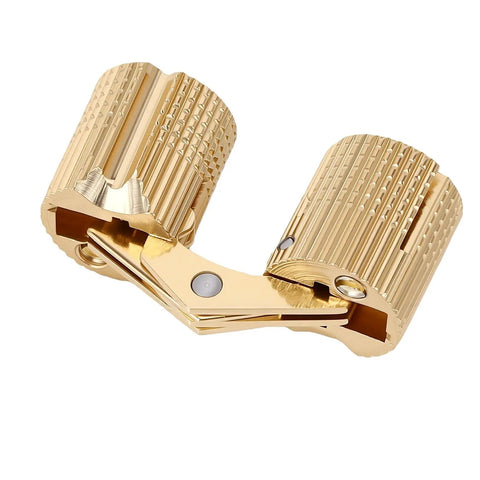 Hidden Brass Cylindrical Hinges Polished And Durable Concealed For Jewelry Boxes And Small Furniture 10 Pack Built To Last Rust Resistant