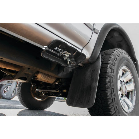 Big Magnetic Nut And Bolt Tray For Garages And Workshops Black 6 By 10 Inches Heavy Duty Magnetic Organizer attached under vehicle