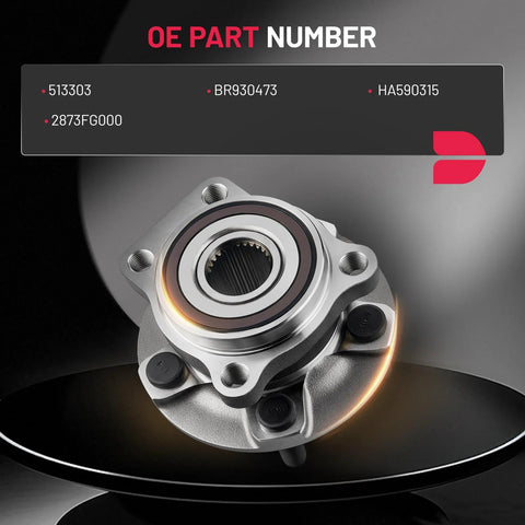 2 Pack Front Wheel Bearing And Hub Assembly 5 Lug Fit For Subaru Forester 2009 2014 Impreza 2008 2014 Legacy 2005 2014