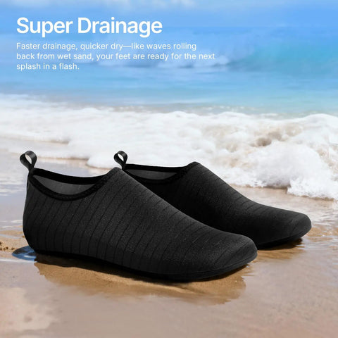 Water Shoes For Women And Men Quick Dry Aqua Socks For Beach Pool Yoga And Outdoor Sports Barefoot Feel on sandy shore