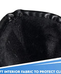 Soft interior of Premium Magnetic Leather Golf Club Head Covers for Irons and Wedges, Set of 10, Fits Most Clubs.