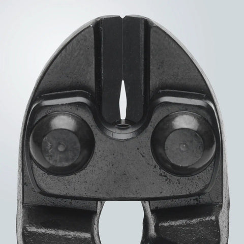 Close-up of High Leverage CoBolt Cutter With Notch And Spring For No Sweat, Effortless Cuts, induction hardened edges at 64 HRC