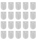 20 Piece Small Birka Lamellar Plates Gear Kit For Medieval Armor Made From Polished 20 Gauge Mild Steel With Pre Drilled Holes