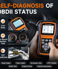 NT630 Plus OBD2 Scanner With ABS And SRS Bi Directional Diagnostic Tool showing interface and function options.