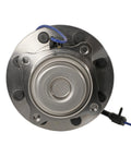 Front view of a Wheel Bearing And Hub Assembly For Chevrolet Express 2500 3500 And GMC Savana 2500 4500 2018 2021 Front Wheel Hub Replacement