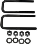 Rear Leaf Spring Axle U Bolt Kit For Select Nissan And Toyota Models with nuts and washers, zinc plated, easy fit hardware
