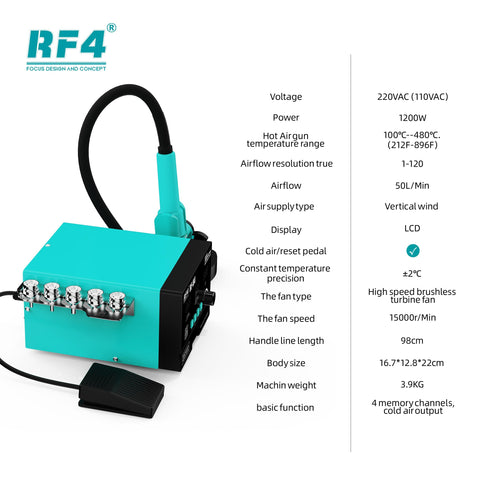 Soldering Station With Digital LCD Display For Mobile Phone Motherboard PCB BGA Desoldering And Repair Platform Pro Grade