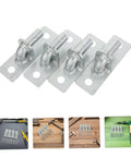 Four Pack Wall Mount Fence Gate Hinges Built Hell Sturdy For Dead Quiet Swings And Dang Easy Setup With Solid Half Inch Pins.