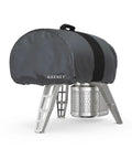 Roccbox Portable Pizza Oven Cover Made With 900D Waterproof Fabric For All Weather Outdoor Use Heavy Duty Transport Strap In Black