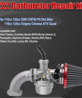 Wide Range 22Mm Carburetor Air Filter Kit For 50Cc 110Cc And 125Cc Pit Bikes Dirt Bikes ATVs And Go Karts Beef Up Power