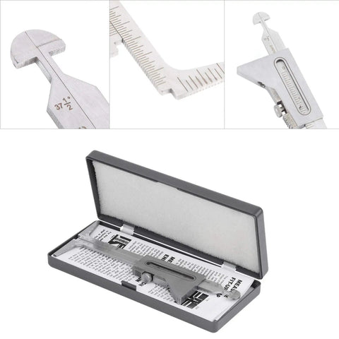 Hi Lo Welding Gauge Inch Gage Stainless Steel Weld Inspection Pitch Gauge For Accurate Measurements Fillet Gauge For Welding Quick Fit Tool To Check Weld Angles And Prep Job Confidence in case