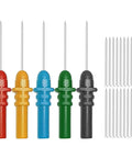 Oscilloscope Auto Diagnostics Kit With Heavy Duty Test Leads And Probe Set including colorful probes and needle tips