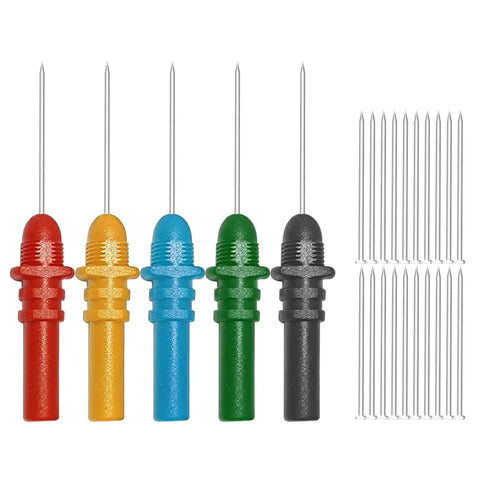 Oscilloscope Auto Diagnostics Kit With Heavy Duty Test Leads And Probe Set including colorful probes and needle tips