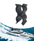 Heavy Duty Double Port Pipe Clamp Clips, 6.25 Cm Long, Fits 22mm And 25.4mm Tubes, for boats and home mounts