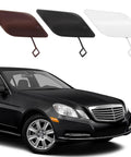 Mercedes-Benz Front Bumper Tow Hook Cover for E-Class W212 E300 E350 E400 E550 2010 2011 2012 2013 Right Passenger Side unpainted ABS