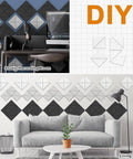 Top Shelf Premium Quality Polyester Acoustic Foam Wall Panels For Game Changing Room Vibes And Solid Sound Dampening interior tiles in studio and living room.