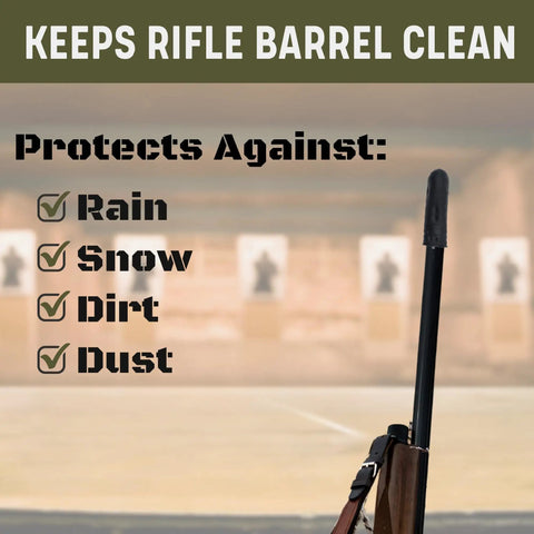 All Weather Rifle Barrel Cover For Most Guns Muzzle Protection Keeps Your Rifle Clean And Ready Fits Bolt Action Muzzleloader Shotgun